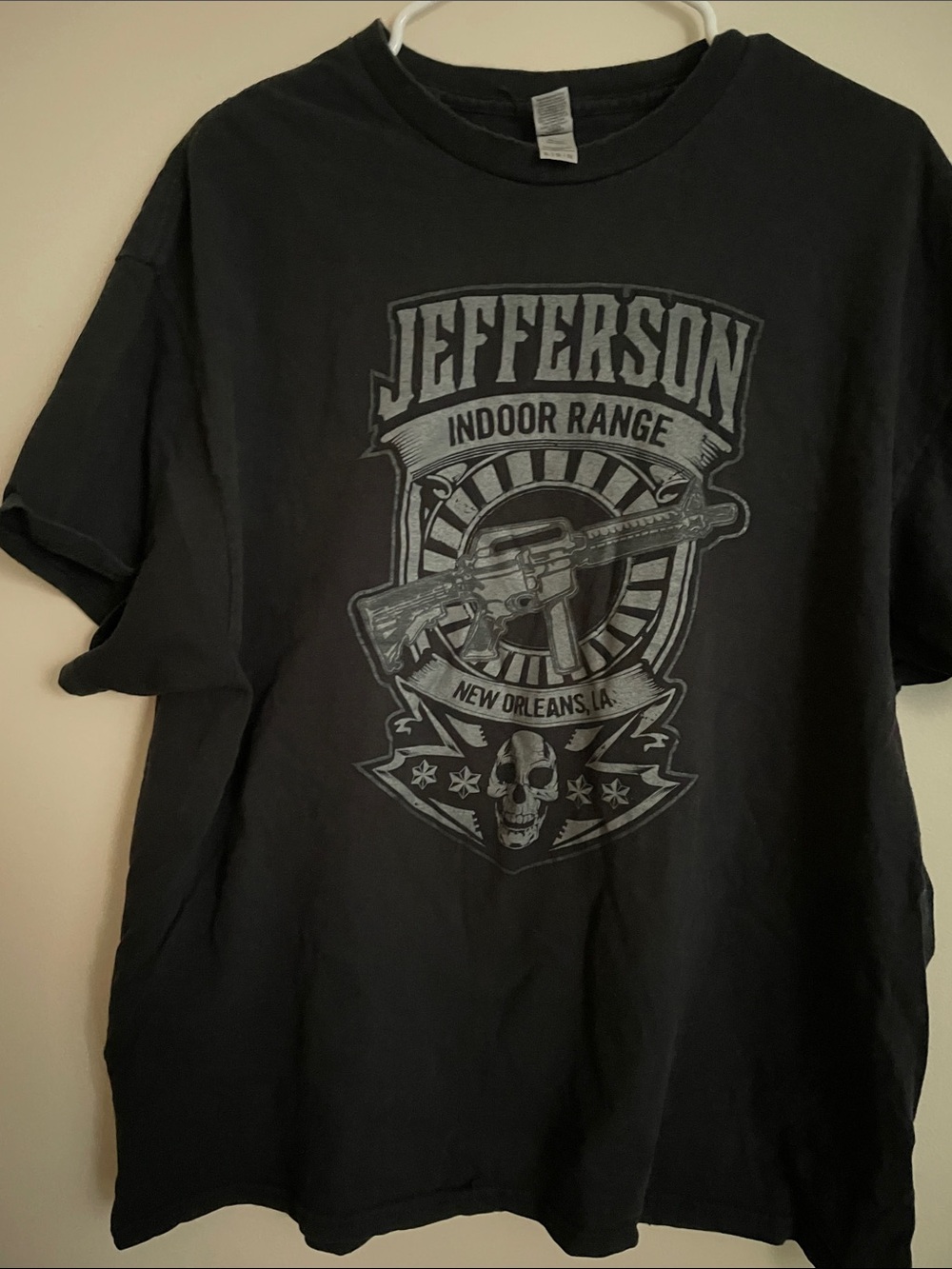 Black Graphic Men’s T‑Shirt - Gildan